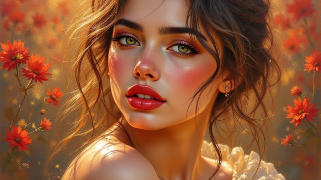 Renoir Impasto K-Pop Pin-Up Fusion