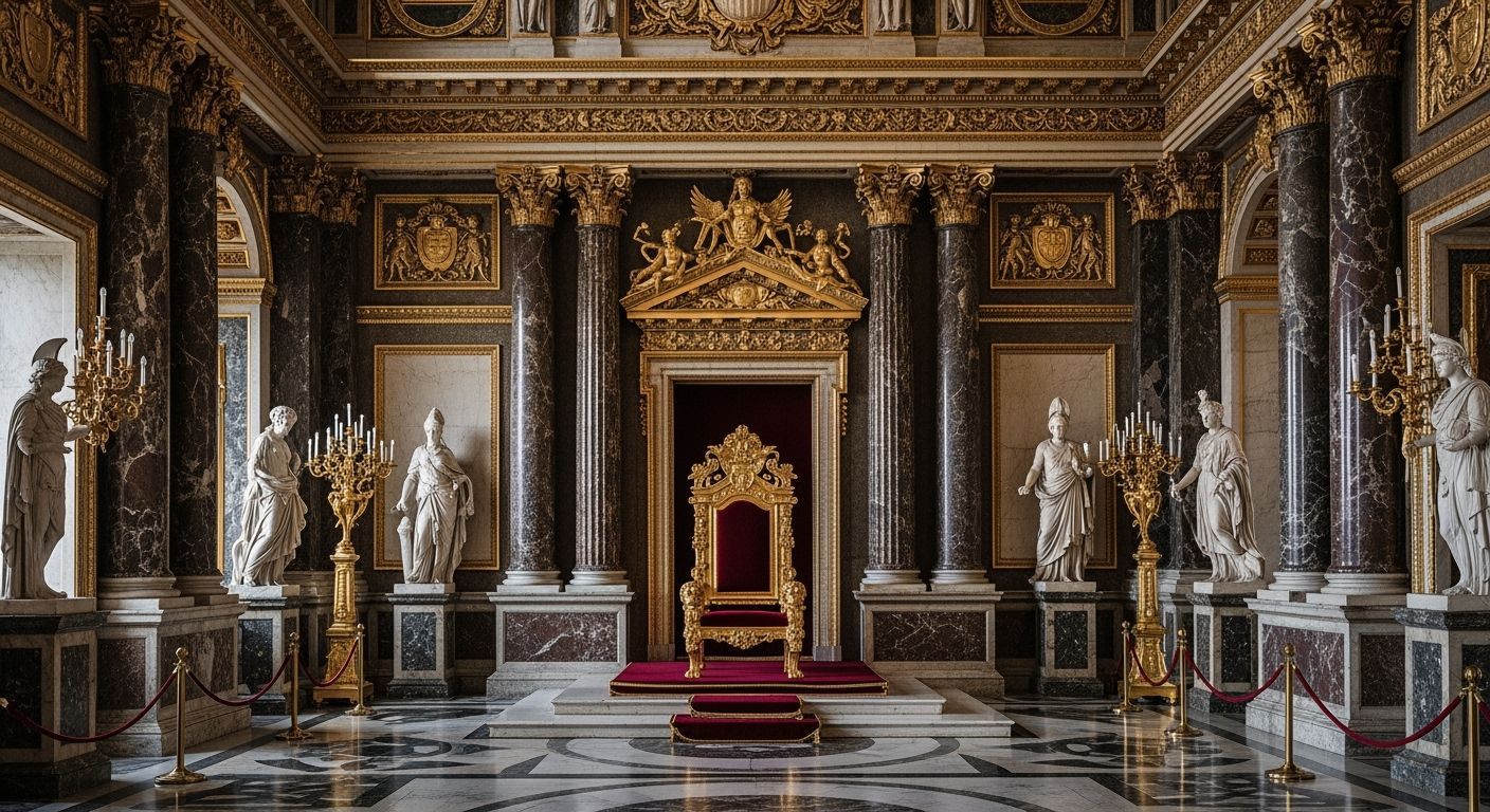 Opulent Throne Room in Ancient Rome