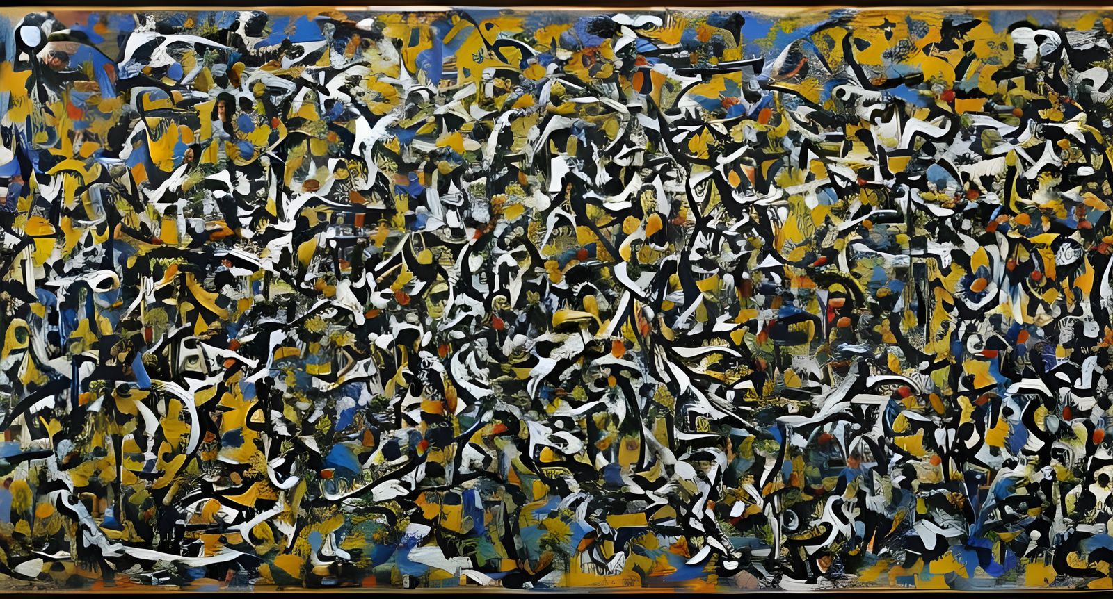 Expressive Abstract: Splatter Art of Mixed Emotions