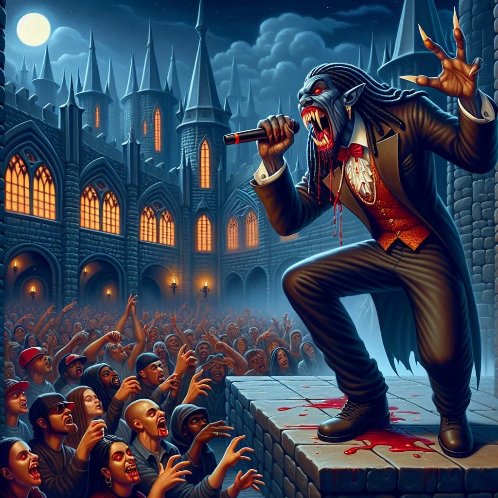 Tre'je Rapula: Hip-Hop Dracula Album Art