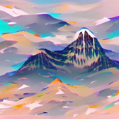 Mountain Landscape Generated by AI