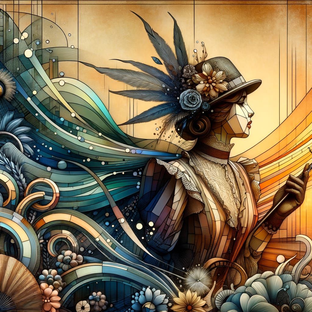 Modern Art Blending Historical Styles