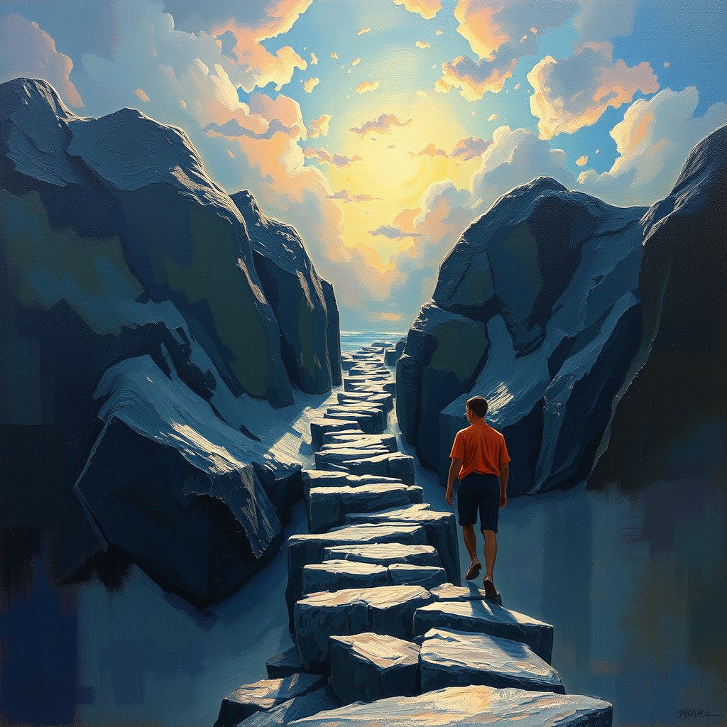 Unreachable Dream: Oil Painting Inspired by James Gurney