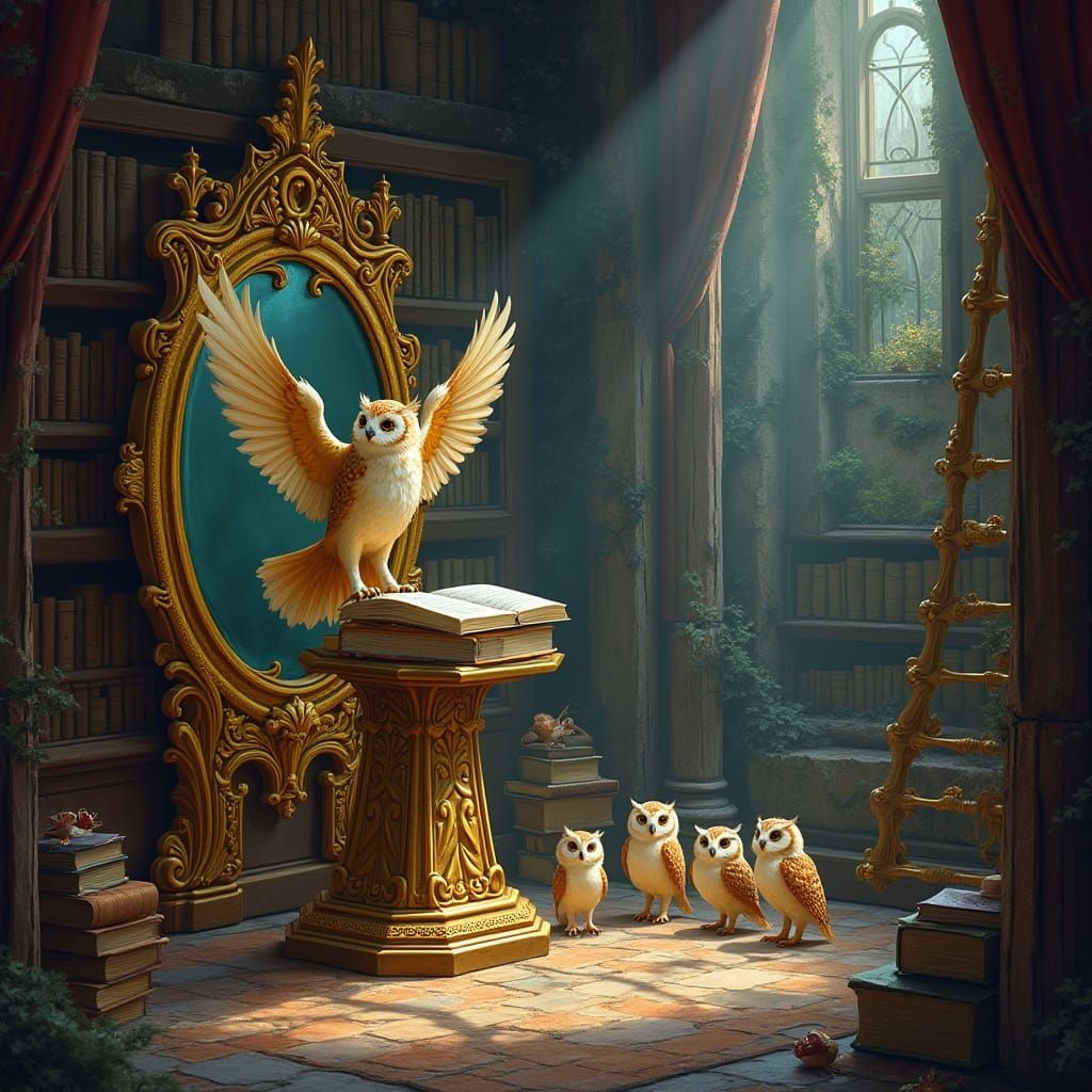 Mystical Castle of Magic and Sorcery with Hidden Library and...