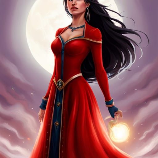 Heartrender Nina Zenik in Red Robes