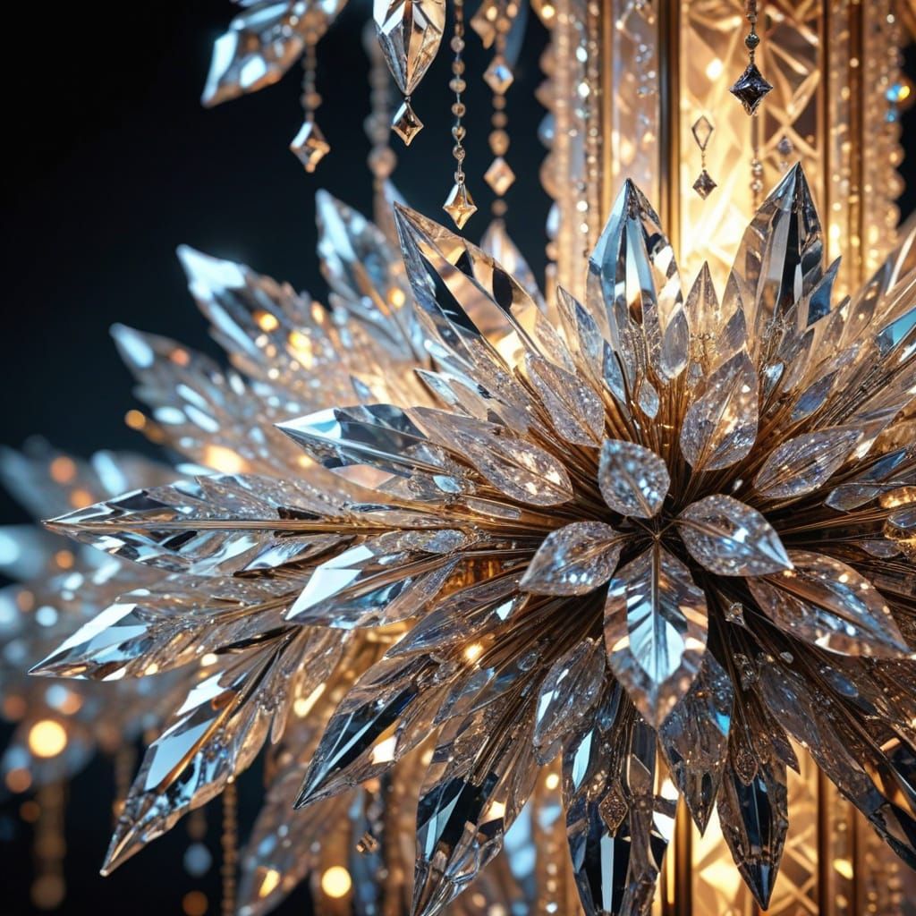 Dazzling Crystal Art in Macro Photography