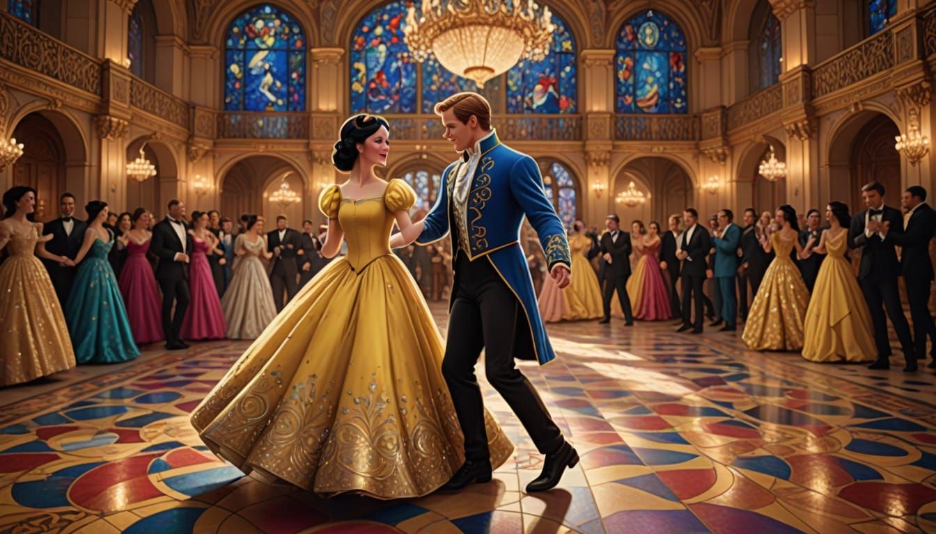 Disney-Inspired Fairy Tale Romance in a Lavish Palace
