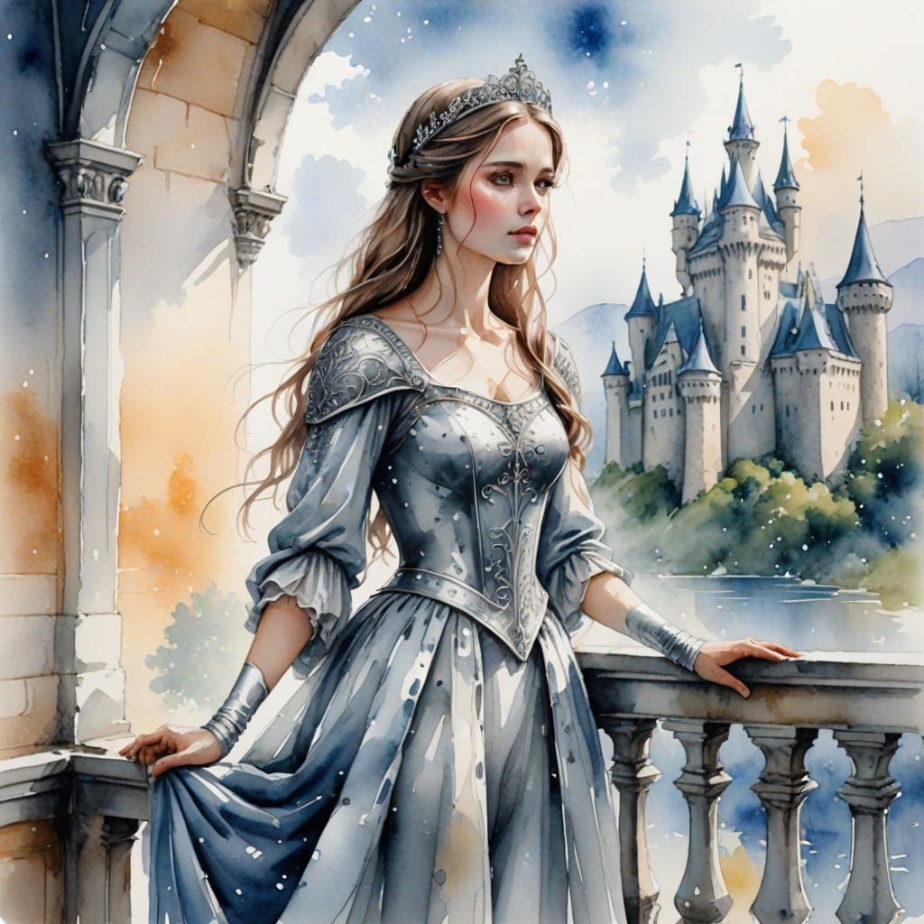 The princess on the balcony