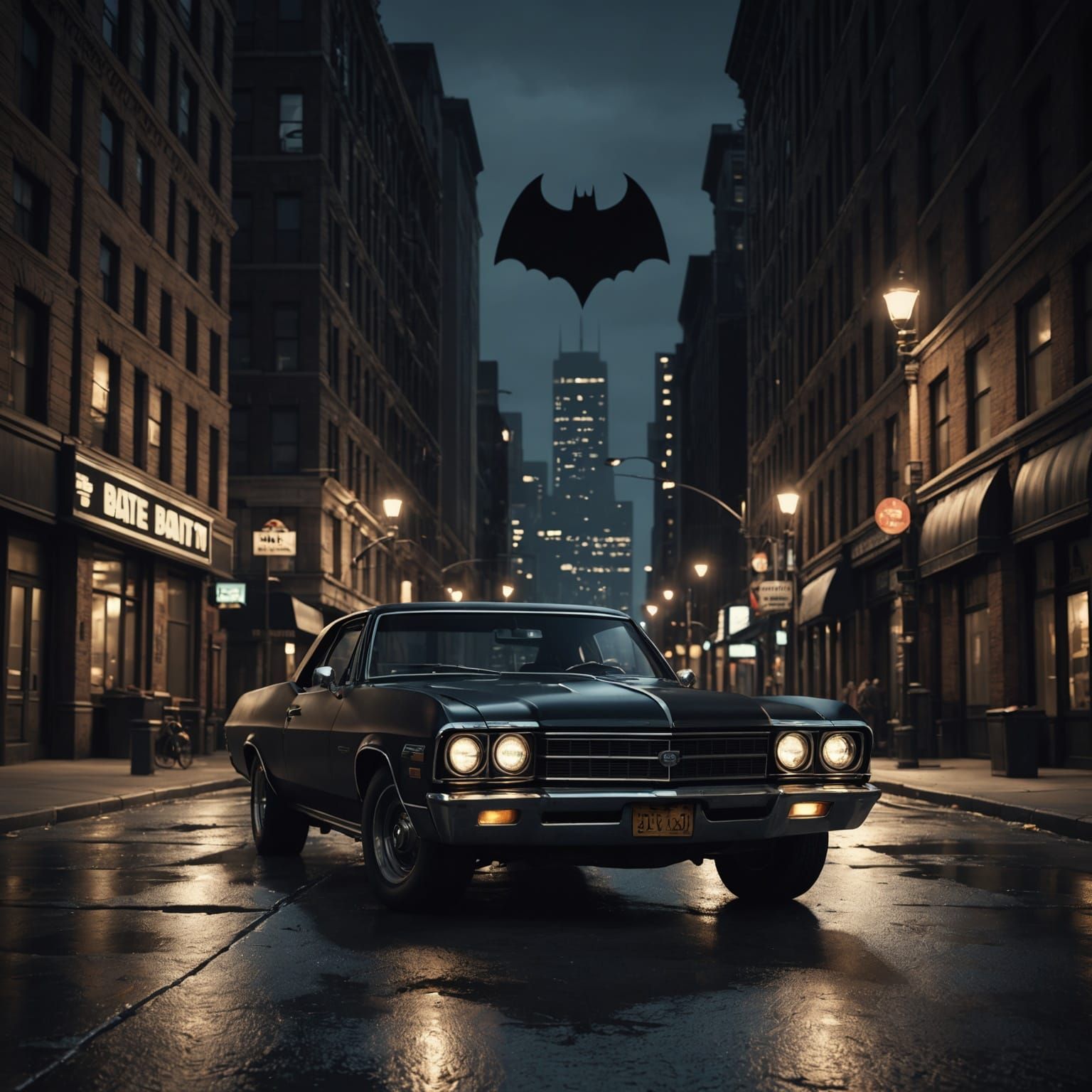 Bat El Camino in Gotham: 3D Game Cinematic