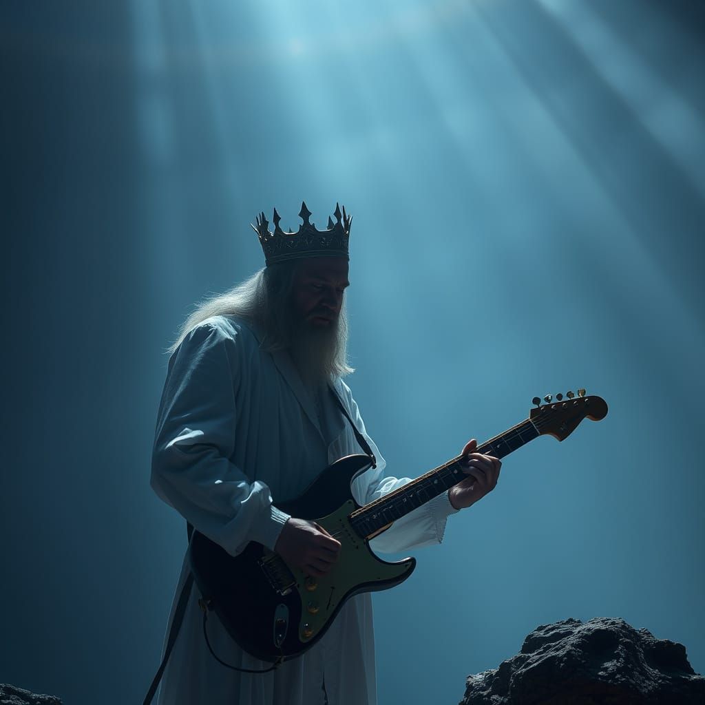 Majestic King in Ambient Light