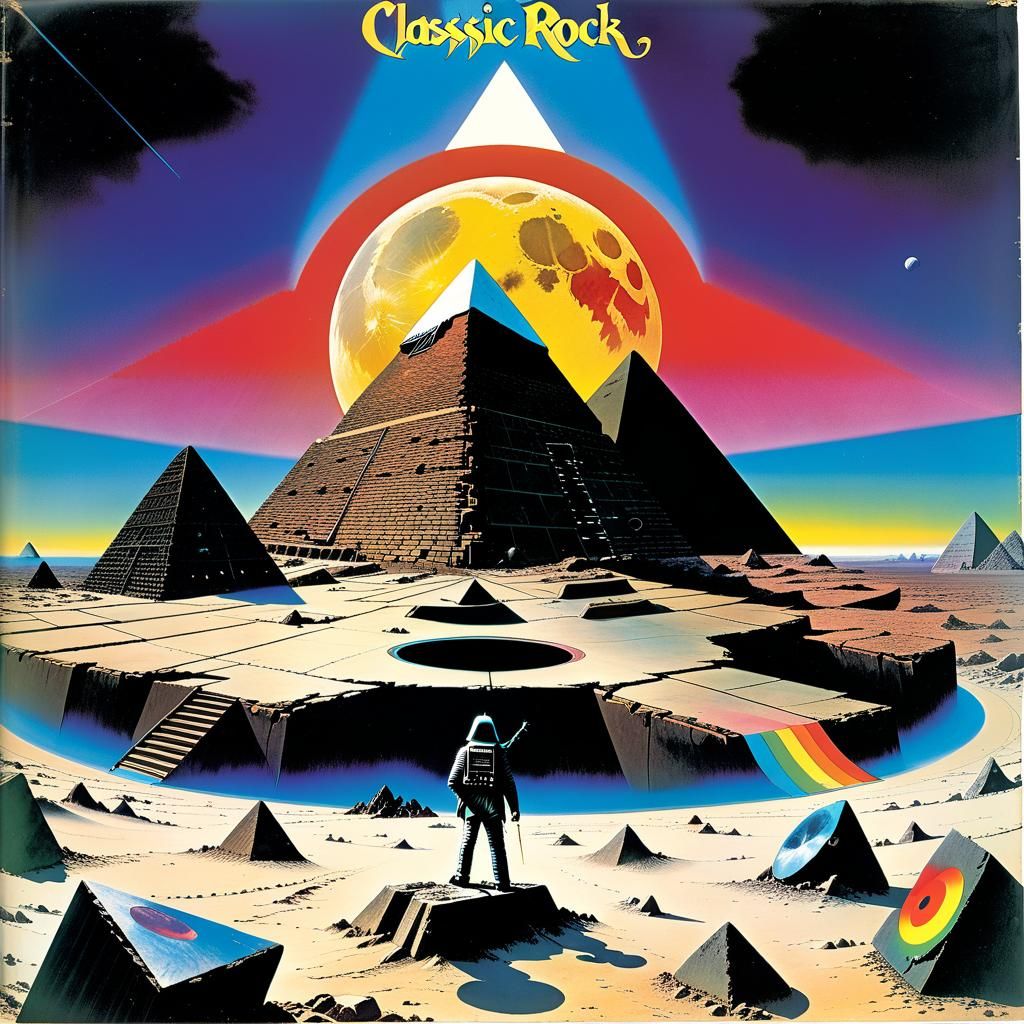 Classic Rock Album Cover Art Magazine Design