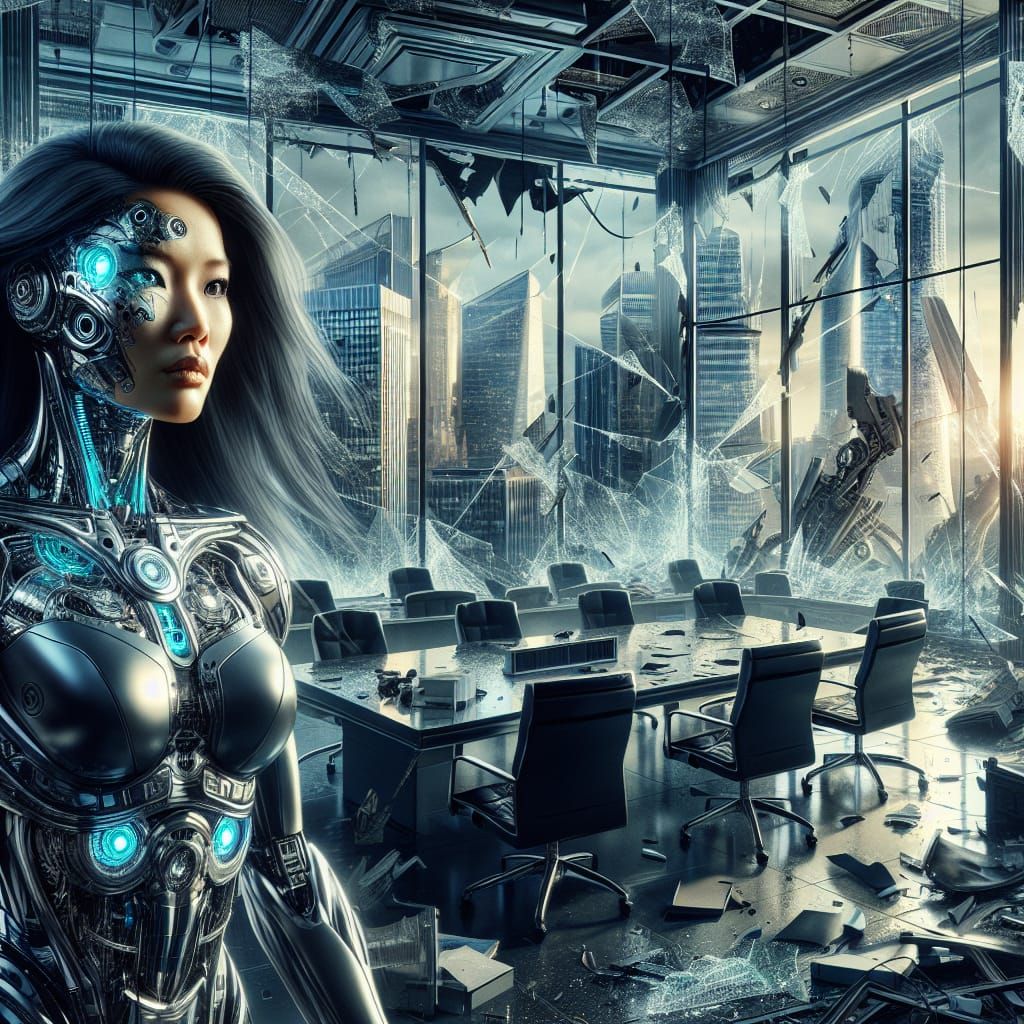 Cyborg Assassin Joins the AI Revolution: Post-Apocalyptic Cy...