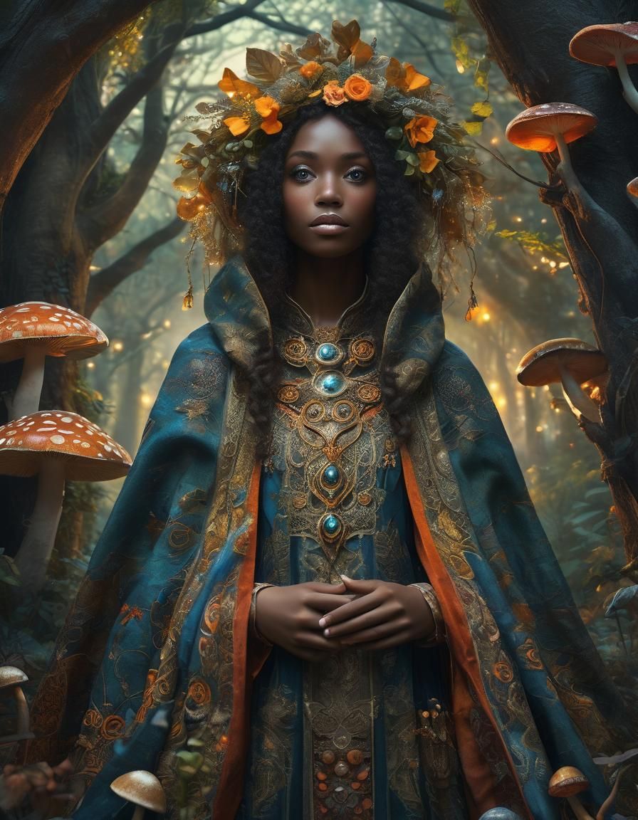 Fantasy Portrait in Bold Brushstrokes