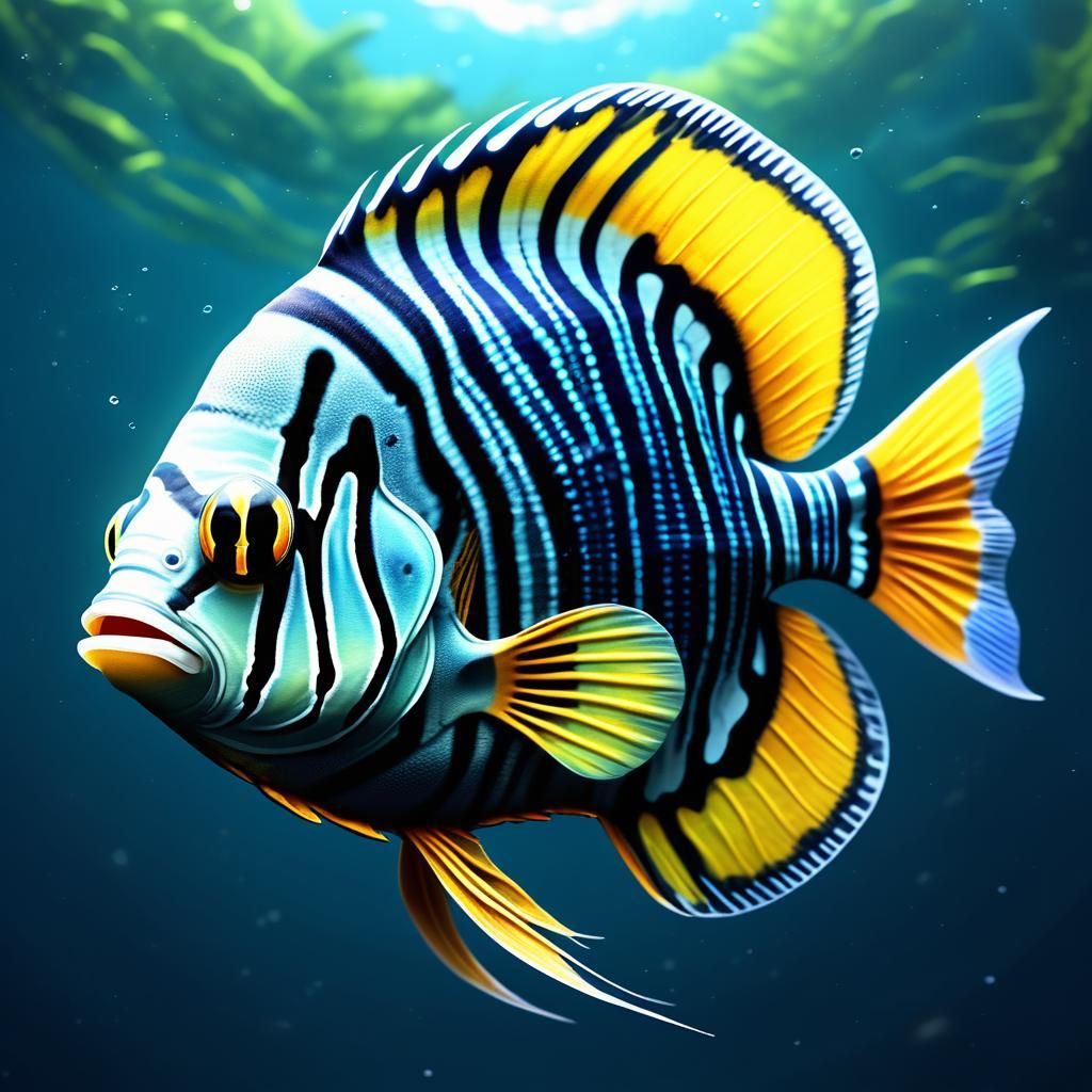 Exoplanet Life: Butterfly Alien Specimens, Scientific Illust...