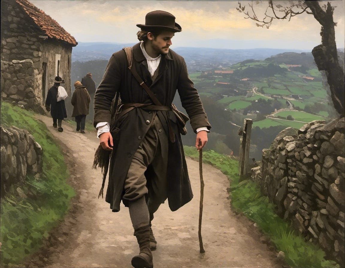 Pilgrim's Journey to Santiago de Compostella