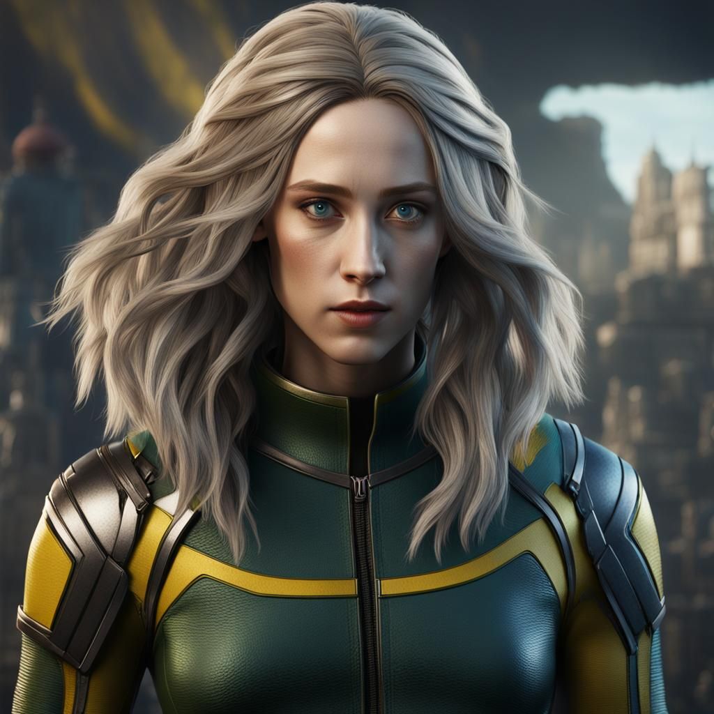 Rogue from X-Men: Cinematic Matte Painting in 8K