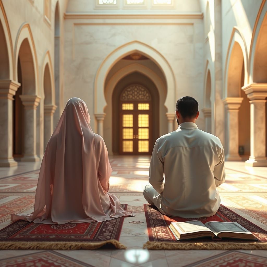 Sacred Tranquility in a Vintage Mosque
