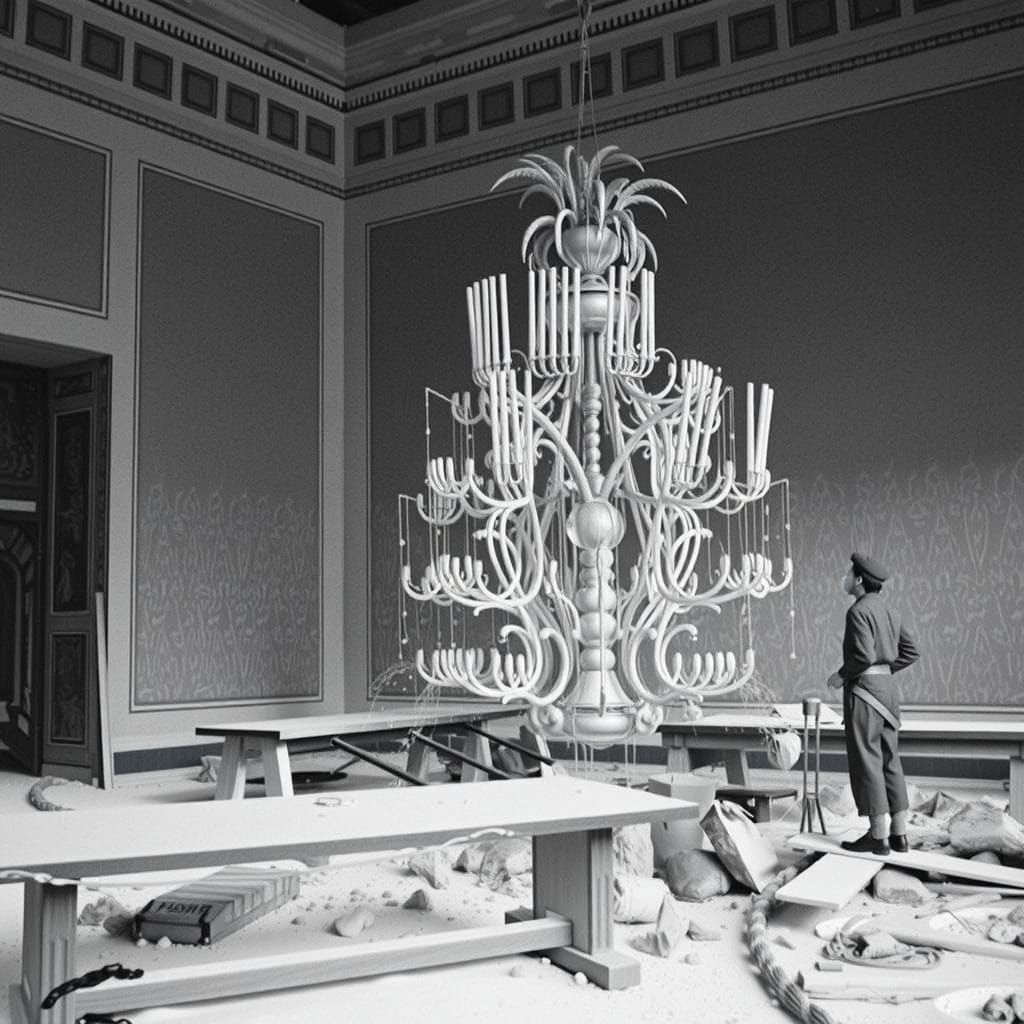 Cinematic Berlin Reichskanzlei Destruction in Realistic Matt...