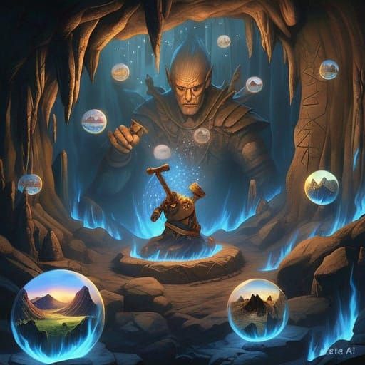 The Dreamsmith Forges Dreams in a Volcanic Realm