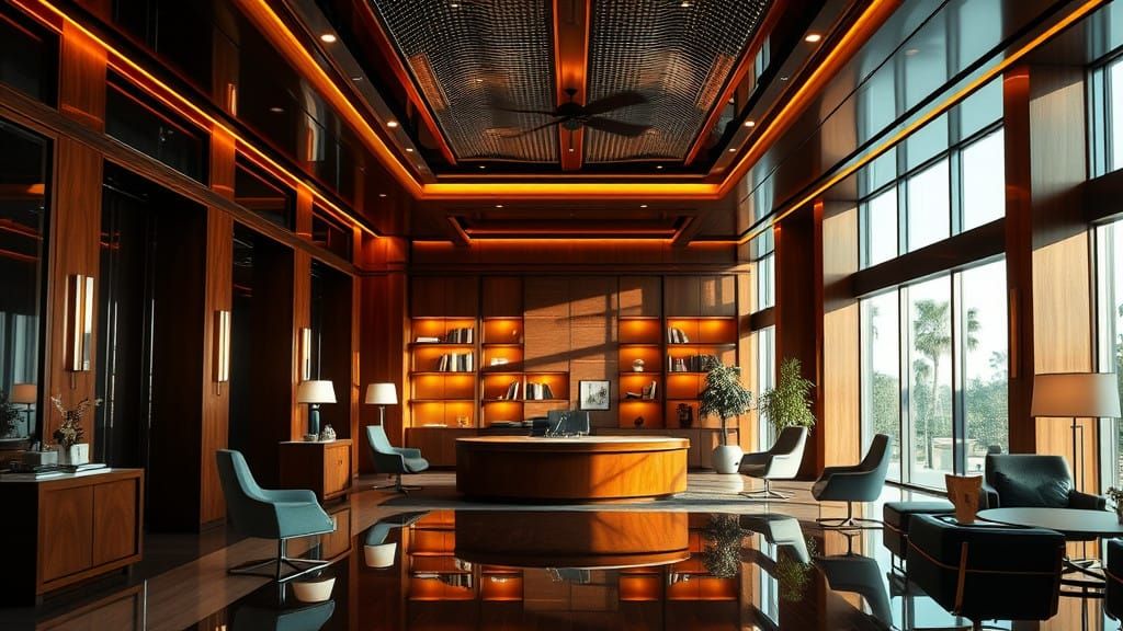 Luxury Office Interiors in Photorealistic Detail