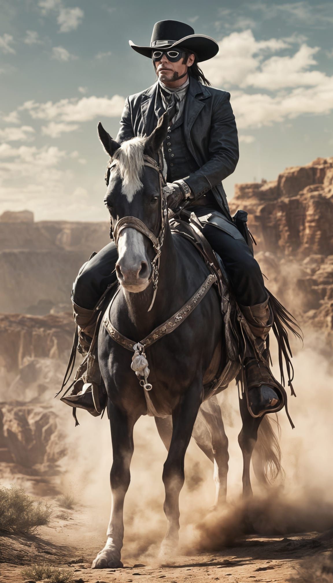 Photorealistic Lone Ranger Concept Art in 4K