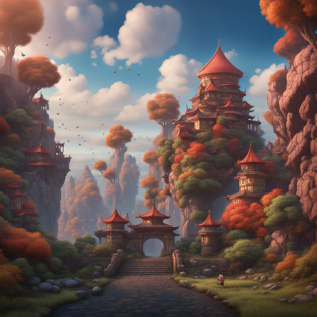 Colorful Shinchan Wall Art in Detailed Matte Painting