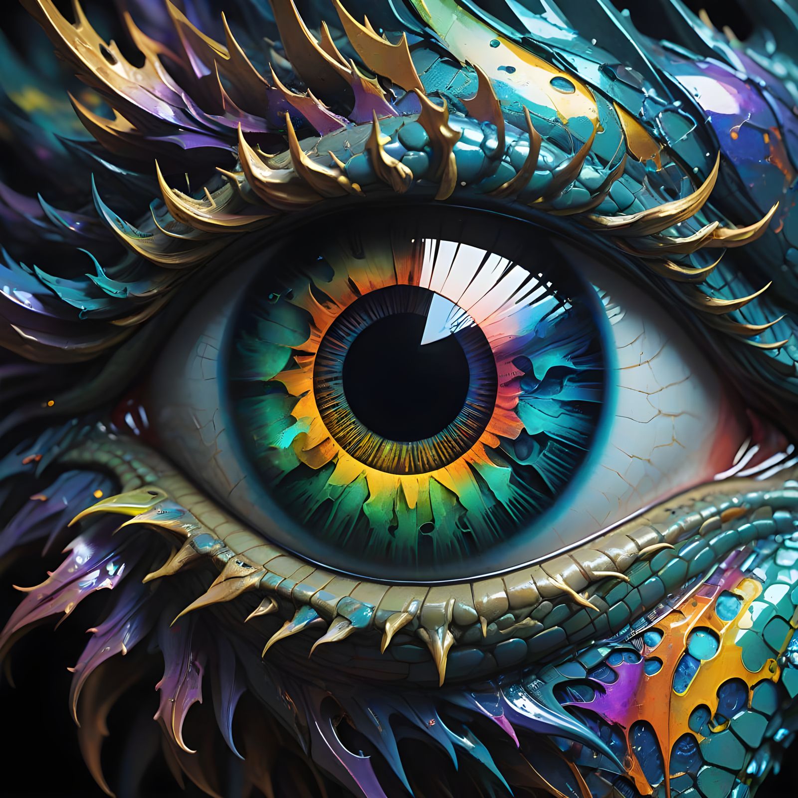 Dragon Eye Macro with Glitchcore Equations