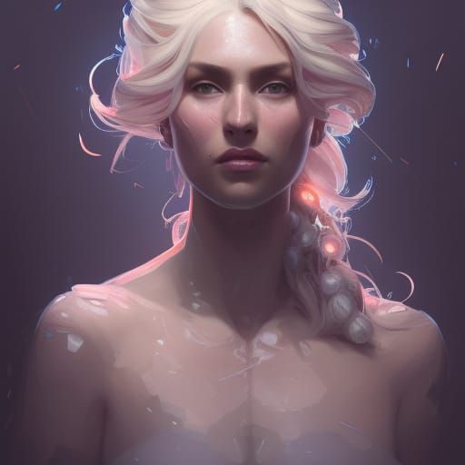 Detailed Portrait of Kallmekris in Digital Art Style