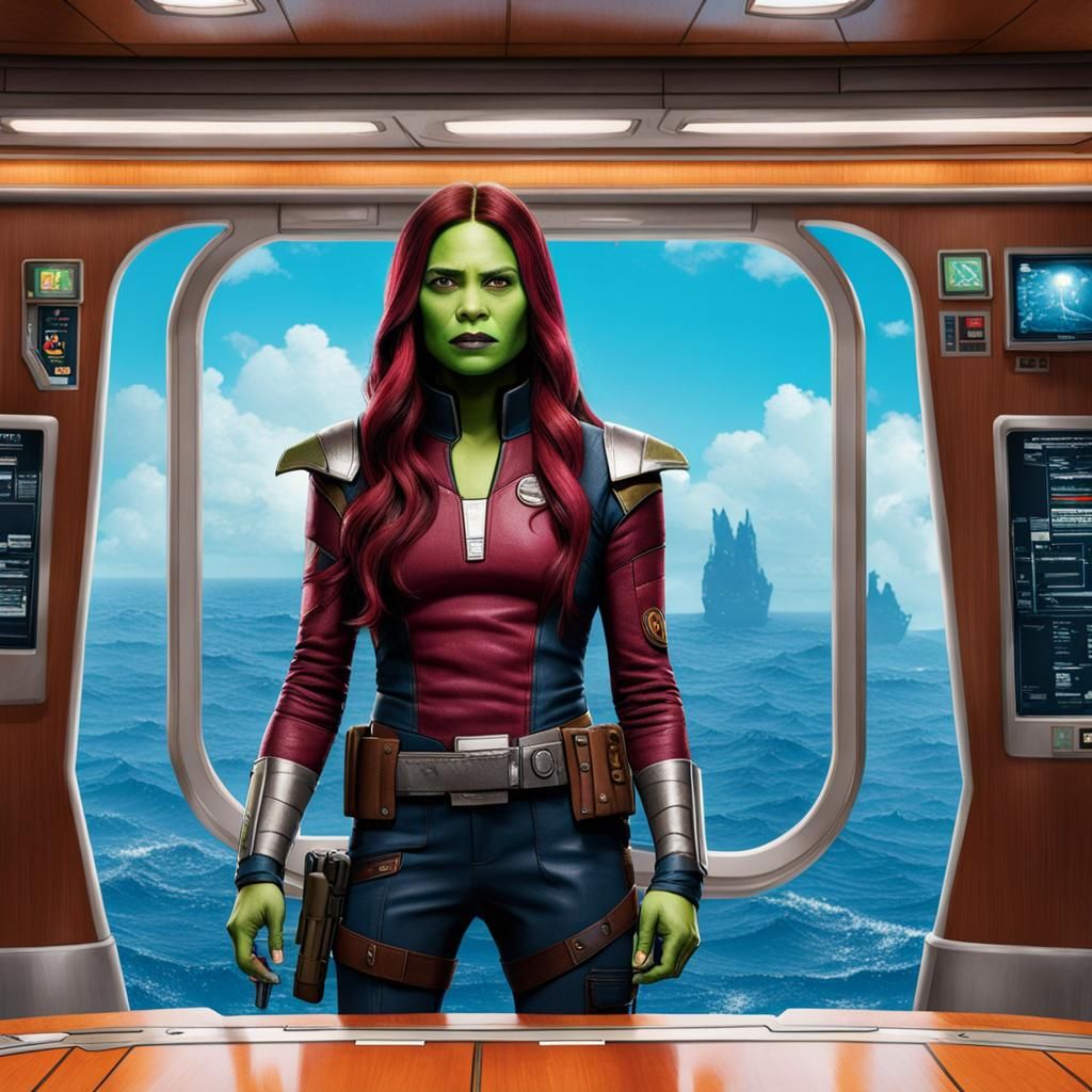 Gamora on a Cruise Ship Adventure