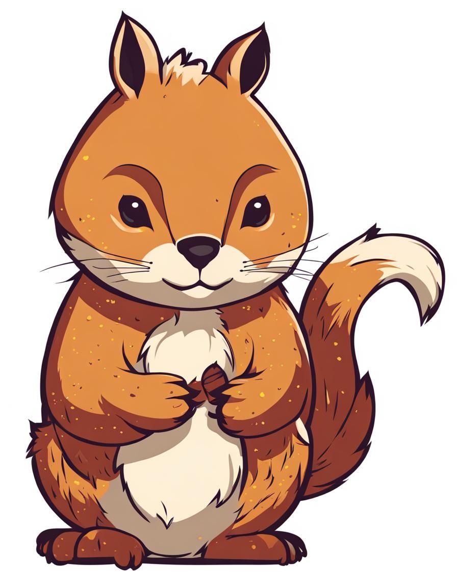 Autumn Animal in Forest