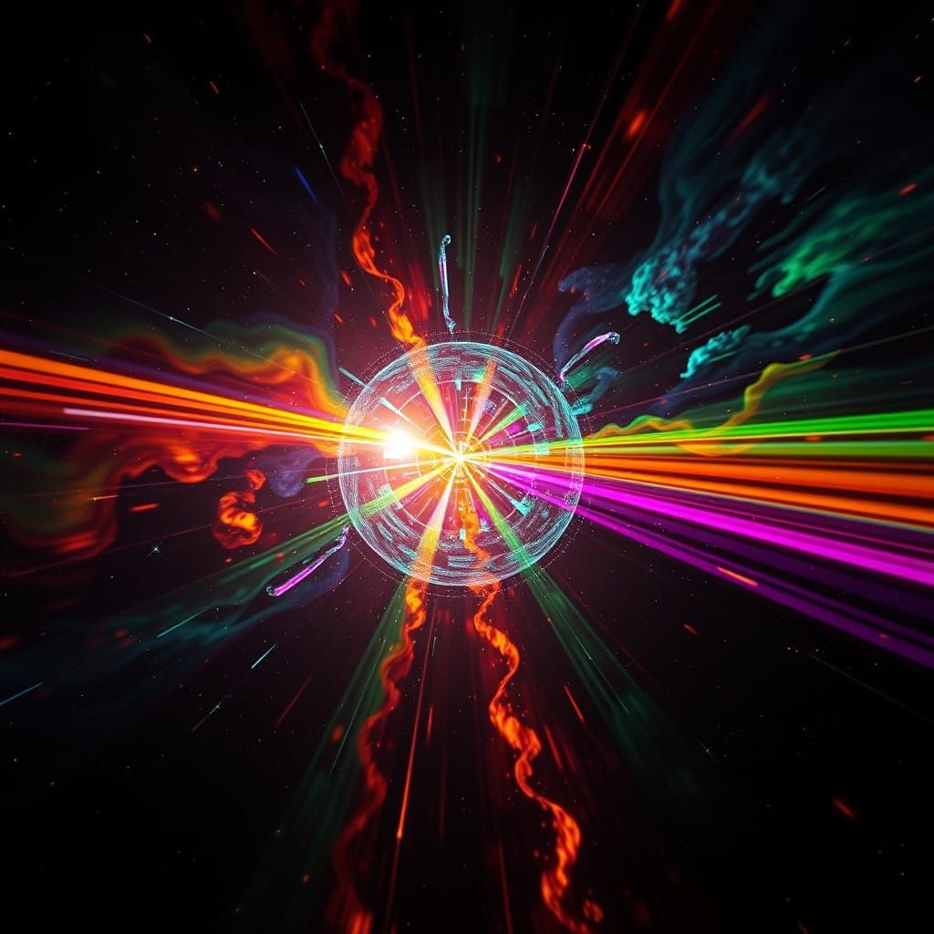 Cosmic Entity in Kaleidoscopic Prism