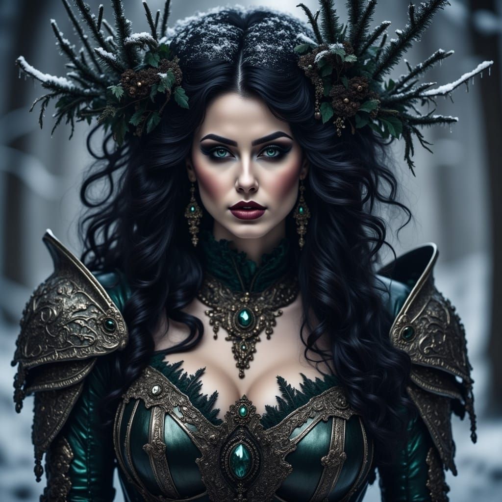 Gothic Portrait: Intense Desire and Inner Turmoil