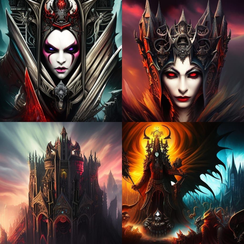 Gothic Demon King Album Cover Art