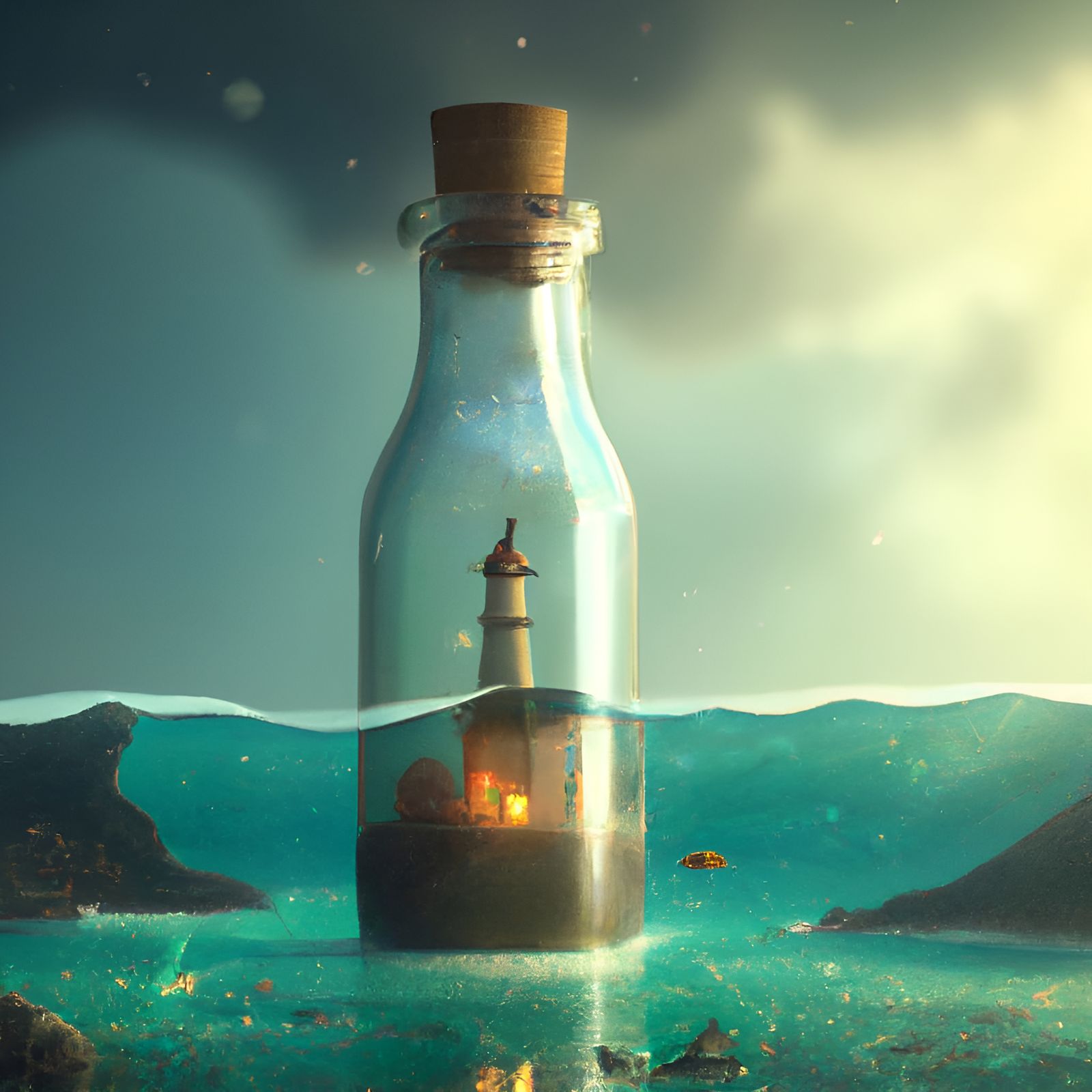 Bottled Lighthouse