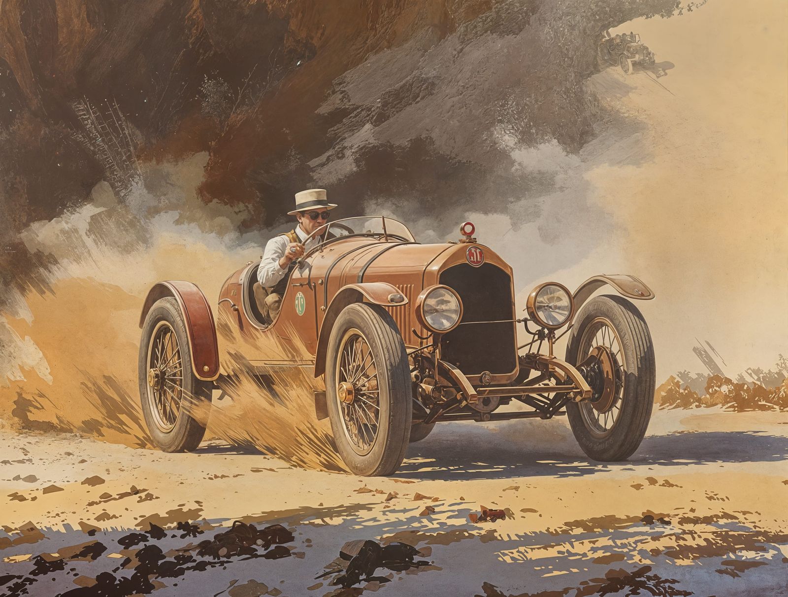 1922 Alfa Romeo RL in Vintage Italian Style