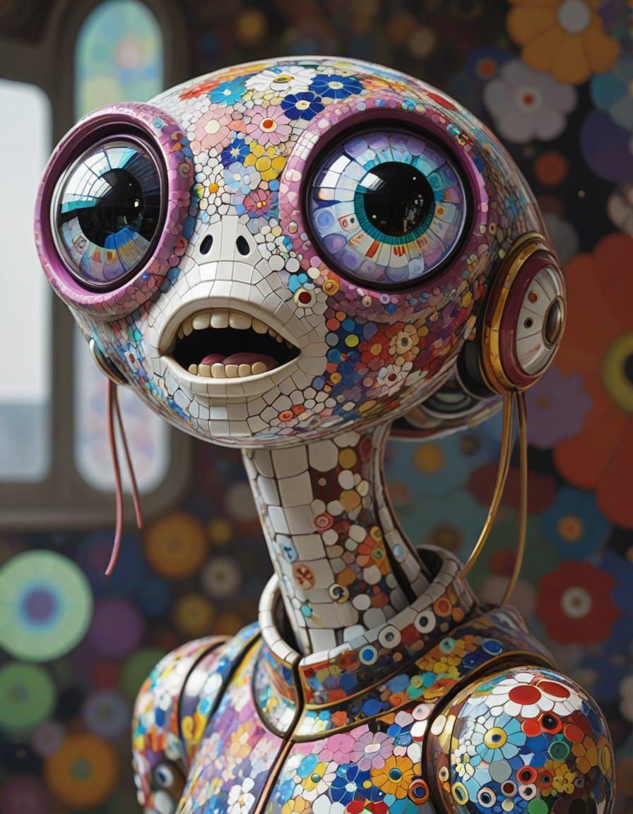 Alien World Under Twin Suns With Bioluminescent Trees