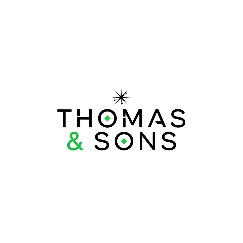 Modern Logo for Thomas & Sons with Spark Symbol