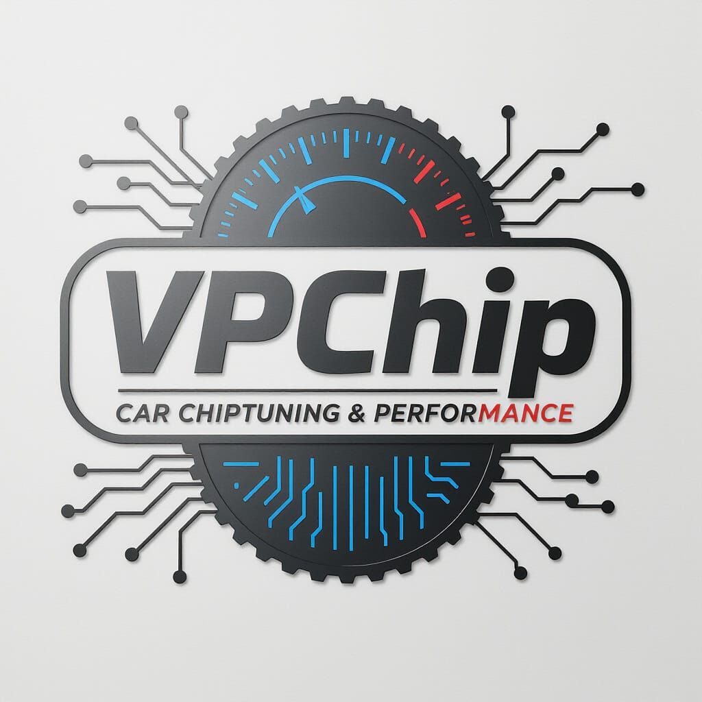 VPChip Car Tuning Sticker in Futuristic Style