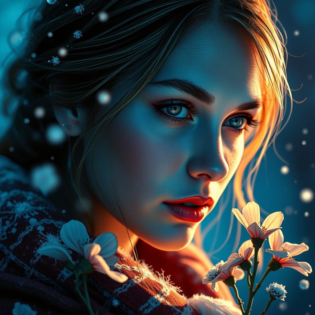 A Dreamlike Portrait of a Romantic Fairy