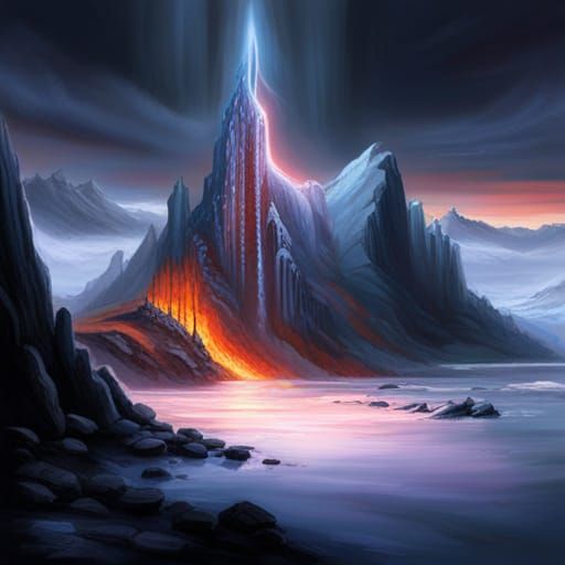 Epic Fantasy Battle Scene in Hyperdetailed Style