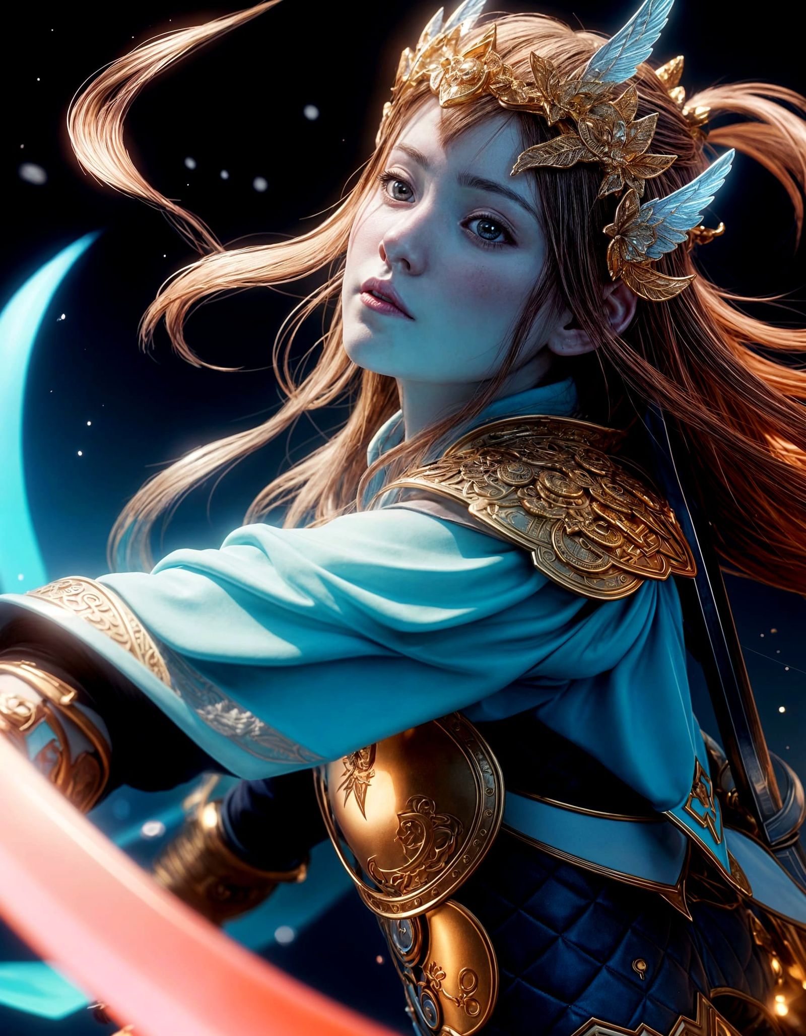 Ethereal Anime Goddess in Breathtaking 8K Resolution