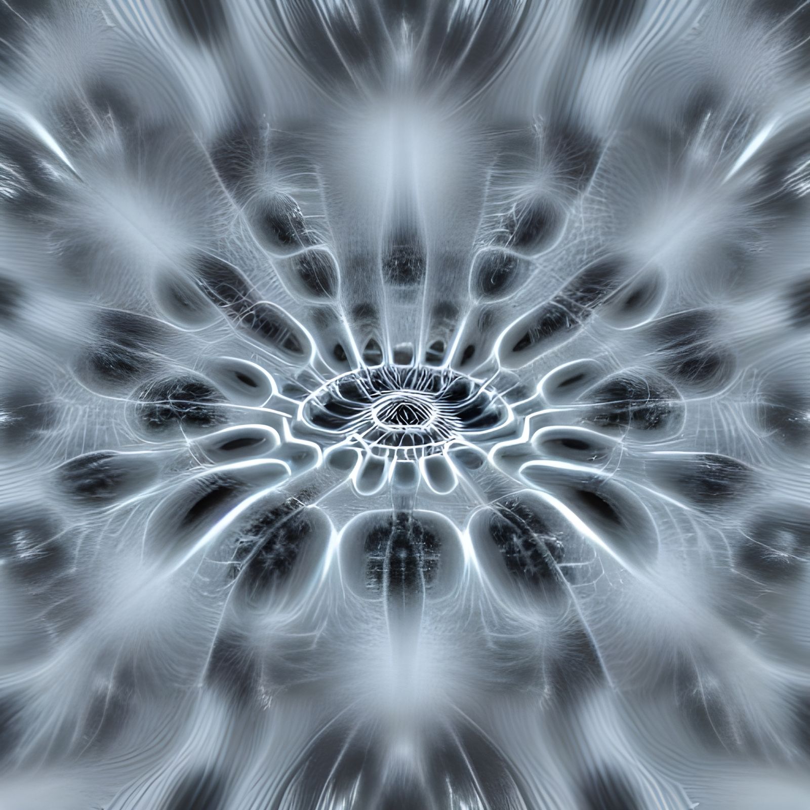 Ethereal Foggy Fractal Art