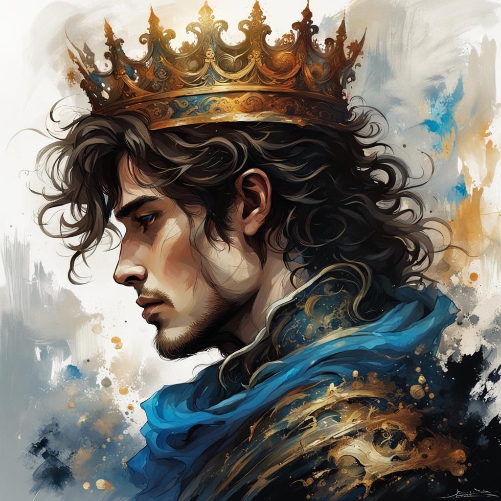 High Gothic Prince Charming Portrait in Sunlight