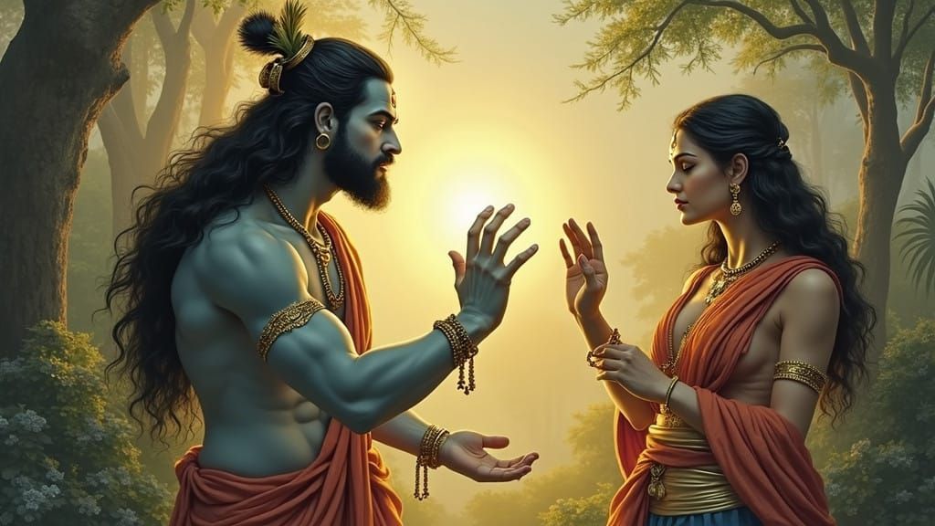 Krishna's Wisdom on the Dangers of the Senses in a Cyberpunk...