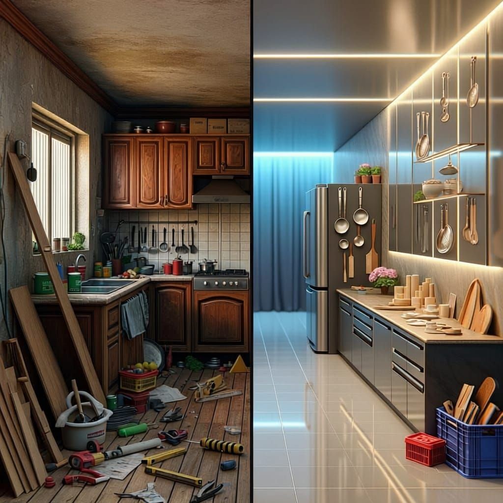 Modular Kitchens: Unprofessional vs. Professional Execution