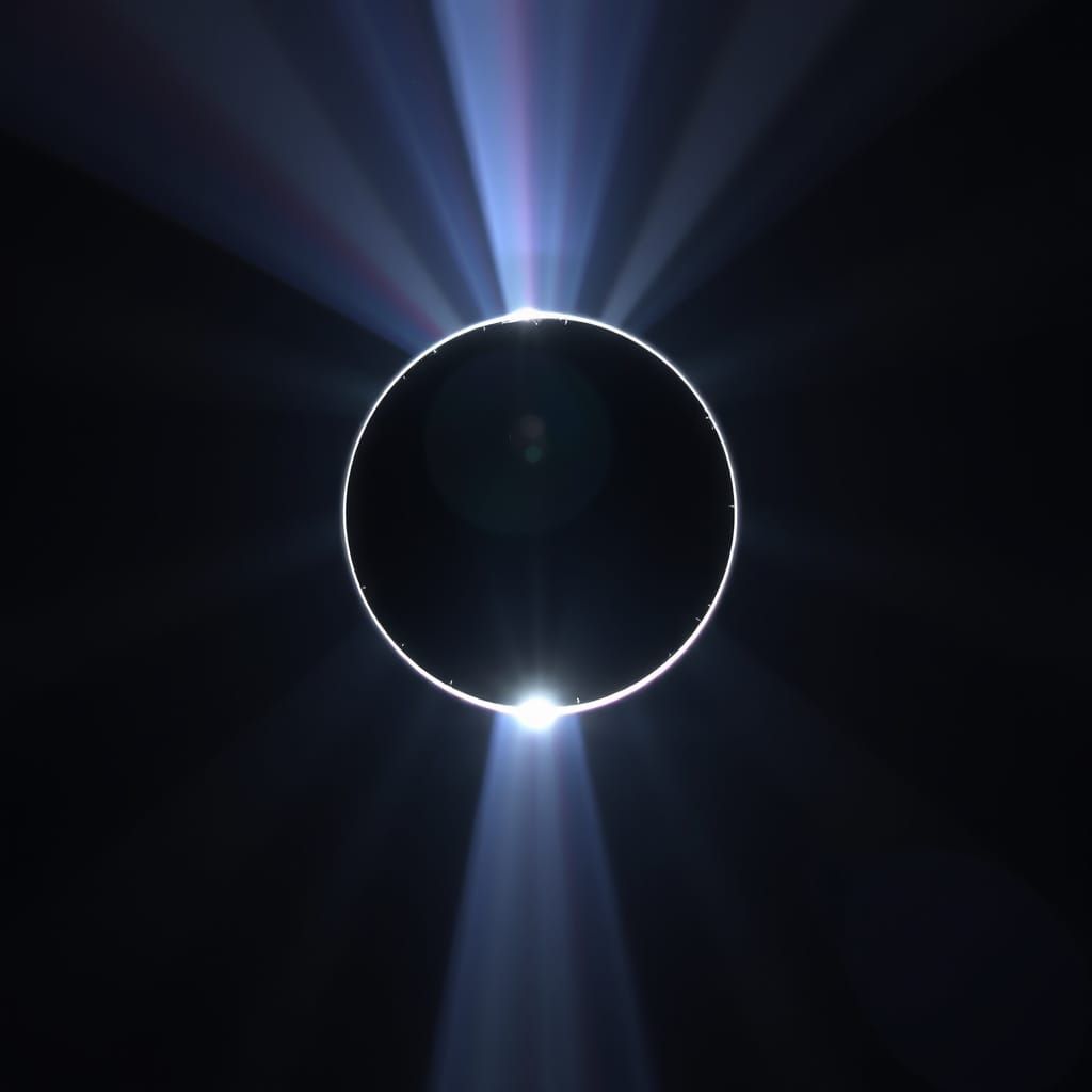 Light Refraction Through Circular Prism