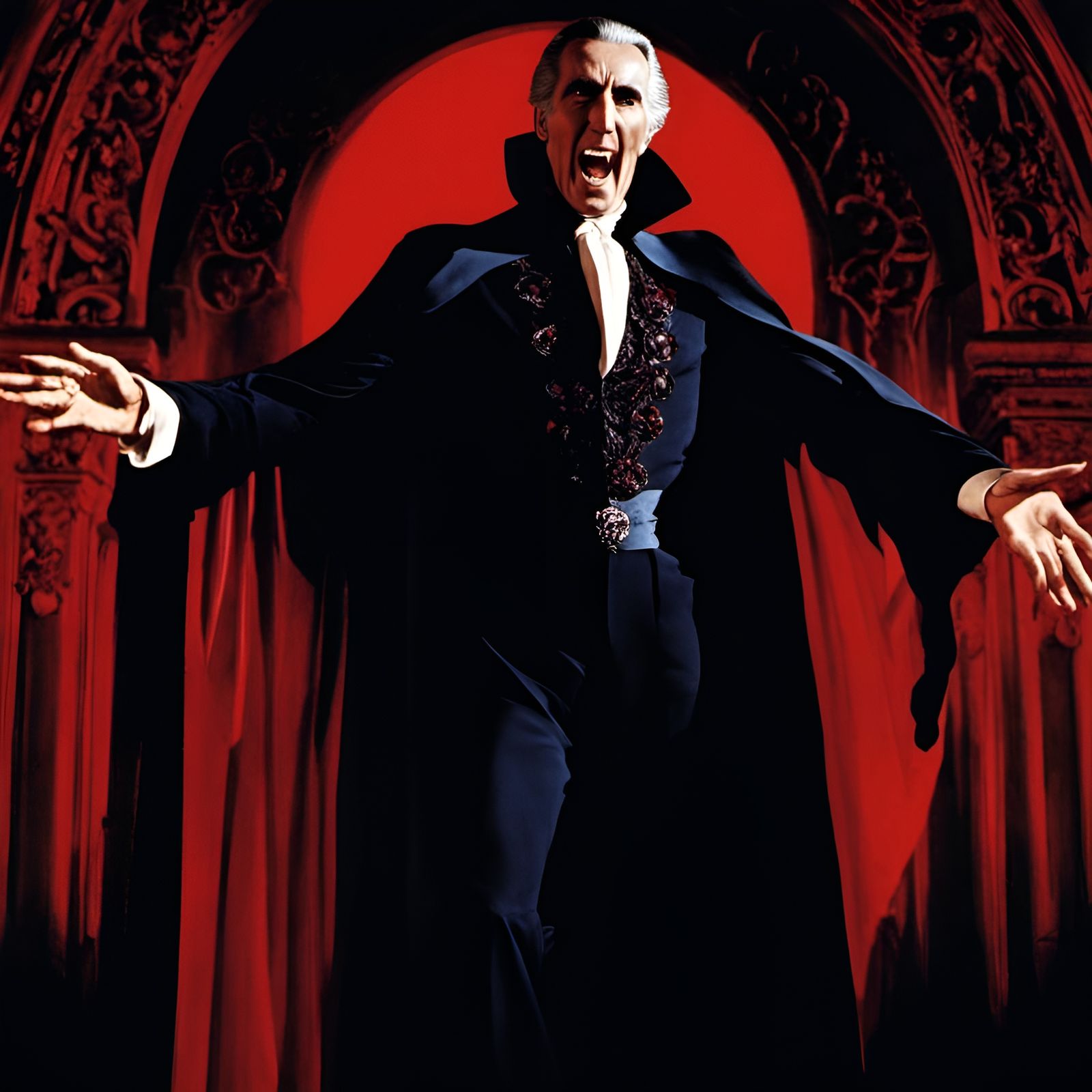 Dracula from Hammer Horror Films in Technicolor