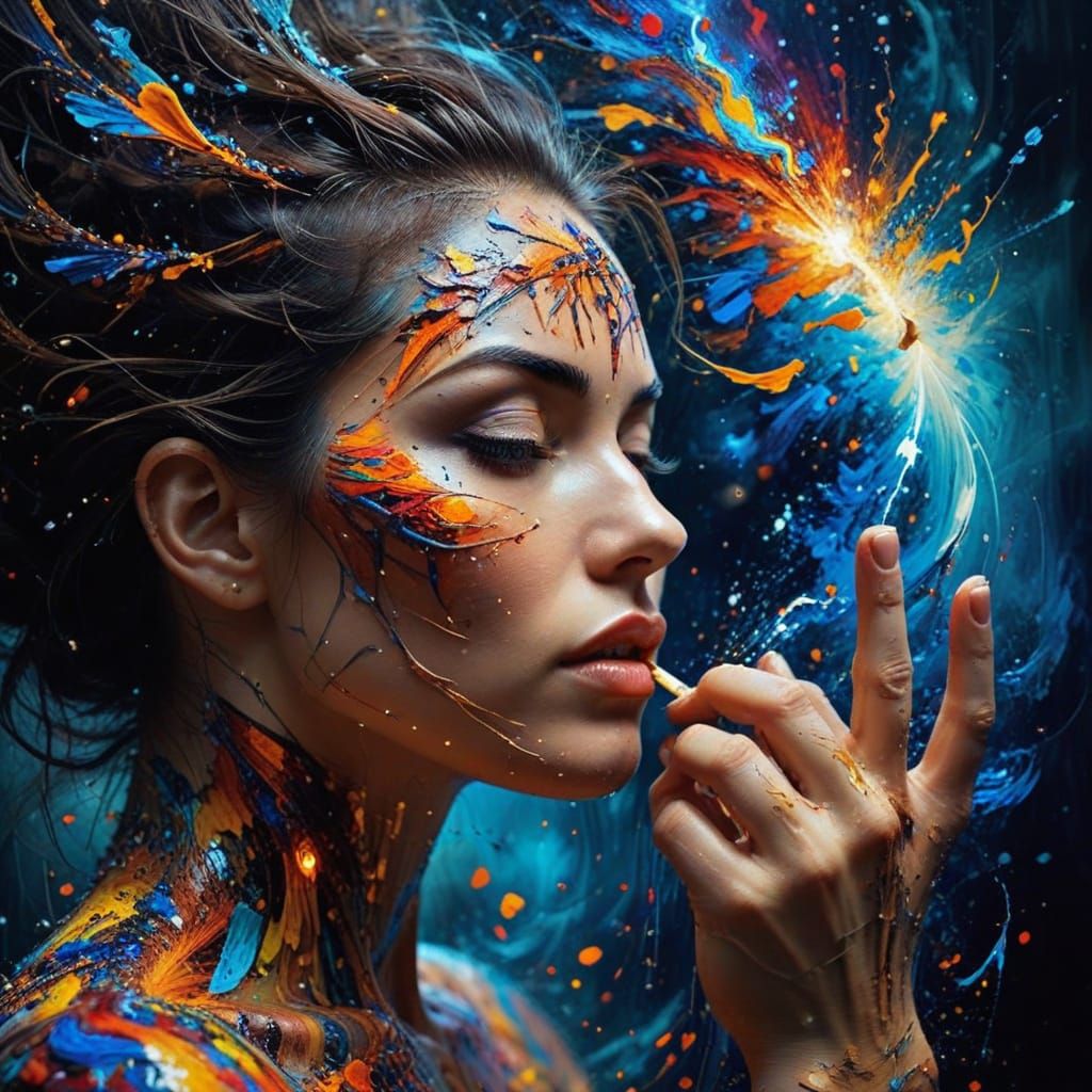 Surreal Abstract Spiritual Masterpiece of Endless Inspiratio...