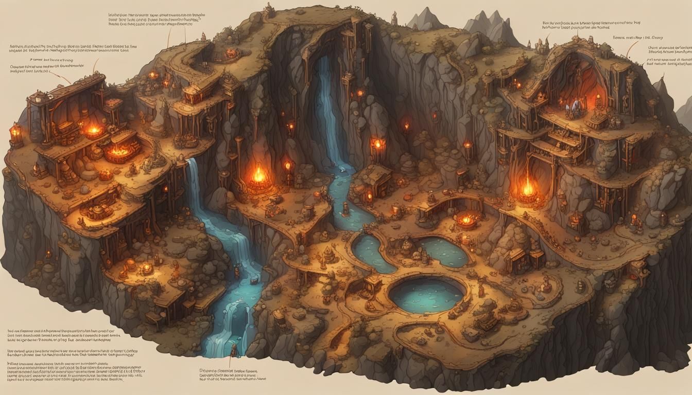 Dwarven mines schematics II