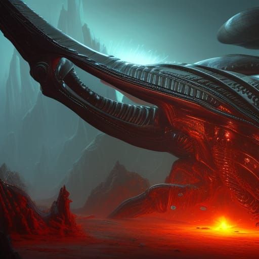 Fantastical Alien Weapon Concept Art